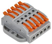 Клемма строительно-монтажная СМК 222-4155P (уп.4шт) IEK UKZ20-4155P-004 - УПС инжиниринг