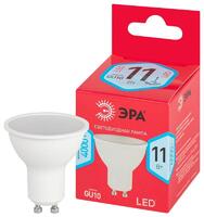 Лампа светодиодная RED LINE LED MR16-11W-840-GU10 R 11Вт MR16 софит 4000К нейтр. бел. GU10 Эра Б0050693 - УПС инжиниринг