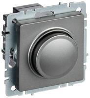 Светорегулятор СП BRITE пов-наж. 600Вт СС10-1-0-БрС механизм сталь IEK BR-D20-0600-K46 - УПС инжиниринг