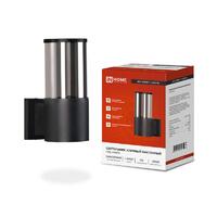 Светильник НБУ SMOKY-1хA60-BL E27 IP65 уличный настен. односторон. под лампу 1хA60 алюм. черн. IN HOME 4690612052892 - УПС инжиниринг