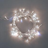 Гирлянда светодиодная "Нить" 10м 75LED бел. 1.7Вт 230В IP44 эффект мерцания провод прозр. Neon-Night 305-525 - УПС инжиниринг