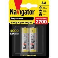 Аккумулятор AA/HR6 94 465 NHR-2700-HR6-BP2 (блист.2шт) Navigator 94465 - УПС инжиниринг