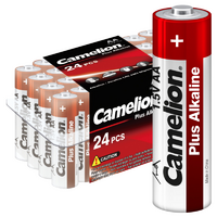Элемент питания алкалиновый AA/LR6 1.5В Plus Alkaline LR6-PB24 (уп.24шт) Camelion 6752 - УПС инжиниринг