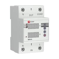 Реле напряжения и тока с дисплеем MRVA 63А PROxima EKF MRVA-63A - УПС инжиниринг