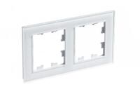 Рамка 2-м AtlasDesign Nature стекло бел. SE ATN320102 - УПС инжиниринг