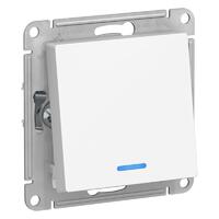 Переключатель проходной 1-кл. СП AtlasDesign 10А IP20 (сх. 6а) 10AX с подсветкой механизм бел. SE ATN000163 - УПС инжиниринг