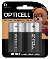 Элемент питания алкалиновый D/LR20 1.5В (блист. 2шт) Basic Opticell 5051005 - УПС инжиниринг