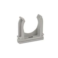 Держатель для труб (клипса) d25мм сер. (уп.10шт) Plast EKF derj-z-25n-r - УПС инжиниринг
