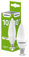 Лампа светодиодная C35 10Вт свеча 4000К E14 230В GENERICA LL-C35-10-230-40-E14-G - УПС инжиниринг