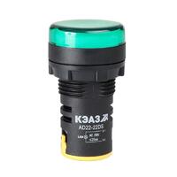 Лампа AD22DS(LED) матрица 22мм 24В AC/DC зел. КЭАЗ 303938 - УПС инжиниринг
