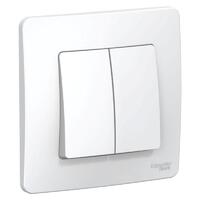 Выключатель 2-кл. СП Blanca 6А IP20 (сх. 5) 250В бел. SE BLNVS006501 - УПС инжиниринг