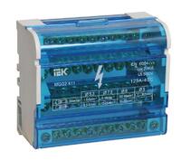 Шина на DIN-рейку в корпусе (кросс-модуль) ШНК 4х11 3L+PEN IEK YND10-4-11-125 - УПС инжиниринг