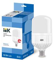 Лампа светодиодная HP 50Вт 230В 6500К E40 IEK LLE-HP-50-230-65-E40 - УПС инжиниринг
