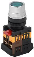 Кнопка ABLF-22 d22мм 1з+1р 240В неон зел. IEK BBT10-ABLF-K06 - УПС инжиниринг