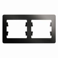 Рамка 2-м Glossa горизонт. антрацит SE GSL000702 - УПС инжиниринг