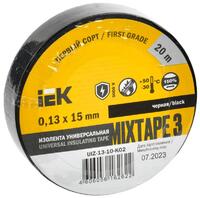 Изолента ПВХ 0.13х15мм (рул.20м) черн. IEK UIZ-13-10-K02 - УПС инжиниринг
