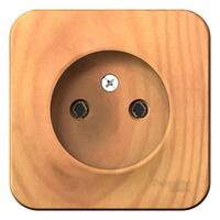 Розетка 1-м ОП Blanca 16А IP20 250В без заземл. без защ. шторок с изолир. пластиной ясень SE BLNRA000115 - УПС инжиниринг