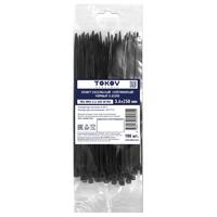 Хомут кабельный нейлоновый черн. 3.6х250 (уп.100шт) TOKOV ELECTRIC TKE-HNS-3.6-250-B/100 - УПС инжиниринг