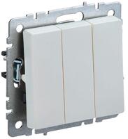 Выключатель 3-кл. СП BRITE ВС10-3-0-БрЖ 10А механизм жемчуж. IEK BR-V30-0-10-K36 - УПС инжиниринг