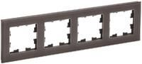 Рамка 4-м BRITE РУ-4-2-БрТБ стекло темн. бронза IEK BR-M42-G-K45 - УПС инжиниринг
