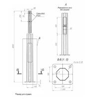 Опора ОГКлф-8.0(К240-180-4х25)-ц Пересвет В00004483 - УПС инжиниринг
