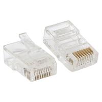 Коннектор RJ45 (8P8C) кат.5E неэкранир. 30мкд универс. (уп.10шт) TERACOM PRO EKF TRP-PLUG-5EUTP-10 - УПС инжиниринг