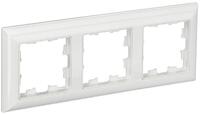 Рамка 3-м BRITE РУ-3-Бр бел./бел. IEK BR-M32-12-K01 - УПС инжиниринг