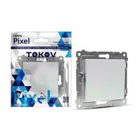 Выключатель 1-кл. СП Pixel 10А IP20 механизм перламутр. TOKOV ELECTRIC TKE-PX-V1-C04 - УПС инжиниринг