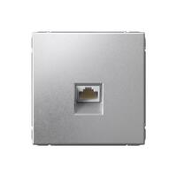Розетка компьютерная ArtGallery RJ45 кат.6A механизм алюм. SE GAL000386 - УПС инжиниринг