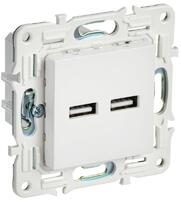 Розетка USB A+A 3.1А SKANDY SK-R15W арктич. бел. IEK SK-U21-D31-K01 - УПС инжиниринг