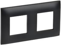 Рамка 2-м SKANDY SK-F02Bl черн. IEK SK-M22-K02 - УПС инжиниринг