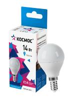 Лампа светодиодная 14Вт Шар 45 E14 4500К 174-265В КОСМОС LkecLED14wGL45E1445 - УПС инжиниринг