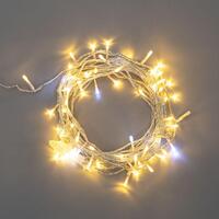 Гирлянда светодиодная "Нить" 10м 75LED тепл. бел. 1.7Вт 230В IP44 эффект мерцания провод прозр. Neon-Night 305-526 - УПС инжиниринг