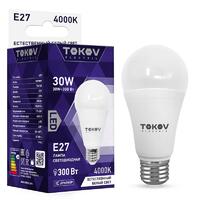 Лампа светодиодная 30Вт А70 4000К Е27 176-264В TOKOV ELECTRIC TKE-A70-E27-30-4K - УПС инжиниринг