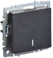 Выключатель 1-кл. СП BRITE ВС10-1-1-БрЧ 10А с индик. механизм черн. IEK BR-V10-1-10-K02 - УПС инжиниринг