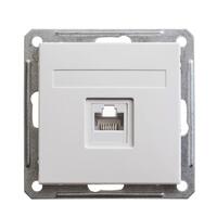 Розетка компьютерная 1-м СП W59 RJ45 кат.5E механизм бел. SE RSI-152K5E-1-86 - УПС инжиниринг