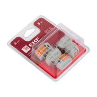 Клемма строительно-монтажная СМК 222-412 (блист.5шт) EKF plc-smk-412b - УПС инжиниринг
