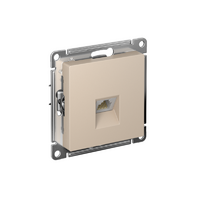Розетка компьютерная AtlasDesign RJ45 кат.5E механизм песочн. SE ATN001283 - УПС инжиниринг