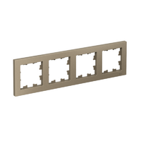 Рамка 4-м AtlasDesign универс. шампань SE ATN000504 - УПС инжиниринг