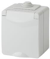 Розетка 1-м ОП Эра Эксперт 11-2601-03 16А IP65 250В 2P+E сер. Эра Б0035988 - УПС инжиниринг