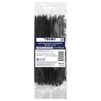Хомут кабельный нейлоновый черн. 2.5х150 (уп.100шт) TOKOV ELECTRIC TKE-HNS-2.5-150-B/100 - УПС инжиниринг