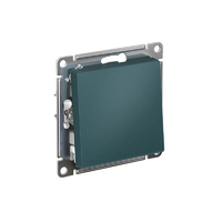 Переключатель проходной 1-кл. СП AtlasDesign 10А IP20 (сх. 6) 10AX механизм изумруд SE ATN000861 - УПС инжиниринг