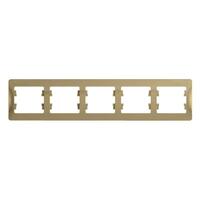 Рамка 5-м Glossa горизонт. титан SE GSL000405 - УПС инжиниринг