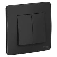 Выключатель 2-кл. СП Blanca 10А IP20 (сх. 5) 250В антрацит SE BLNVS010506 - УПС инжиниринг