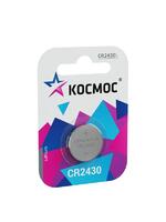 Элемент питания литиевый CR2430 1хBL (блист.1шт) КОСМОС KOCR24301BL - УПС инжиниринг