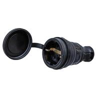 Розетка 1-м 16А с заземл. каучук TOKOV ELECTRIC TKE-C05-KR-Z - УПС инжиниринг