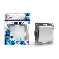 Выключатель 1-кл. СП Pixel 10А IP20 механизм бел. TOKOV ELECTRIC TKE-PX-V1-C01 - УПС инжиниринг