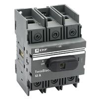 Рубильник 3п 63А с рукояткой управления для прямой установки TwinBlock EKF tb-63-3p-f - УПС инжиниринг
