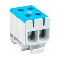 Клемма силовая вводная двойн. КСВ 16-50кв.мм син. EKF plc-kvs2-16-50-blue - УПС инжиниринг
