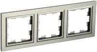 Рамка 3-м BRITE РУ-3-БрШ шампань IEK BR-M32-K37 - УПС инжиниринг